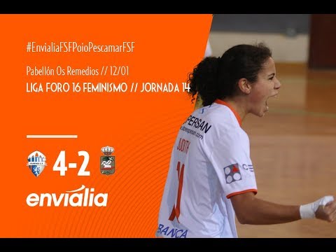 PARTIDO // JORNADA 14 // OURENSE ENVIALIA FSF - POIO PESCAMAR FSF // 12/01 // (4-2)