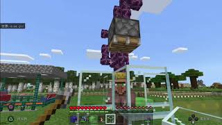 素人マイクラ実況＃490　村人をガラスブロックにめり込ましてみた