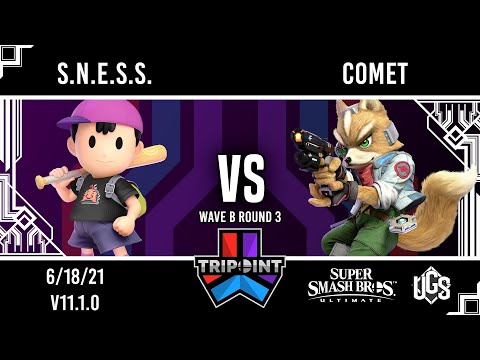 Tripoint Smash 101 - Wave B Round 3 - S.N.E.S.s.(Ness) Vs. Comet(Fox)