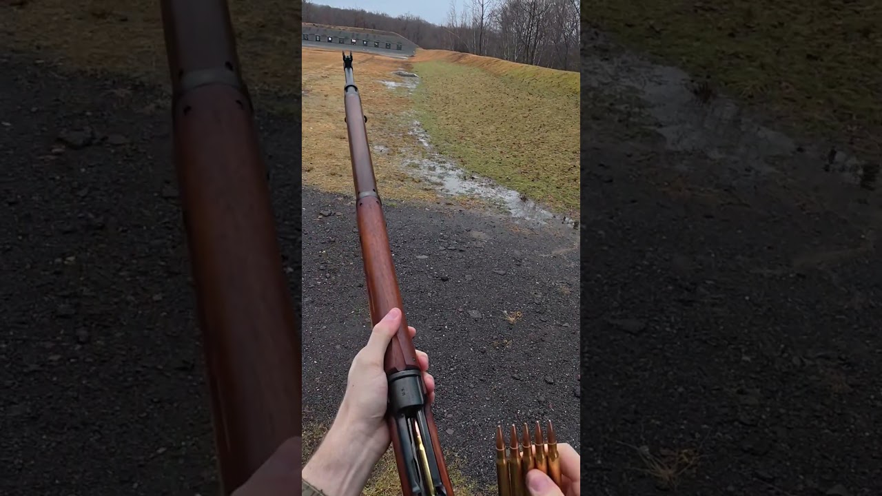 #M1917 #Eddystone #POV #firing #military #milsurp #boltaction #rifle #clip #wwii #wwi #ww2