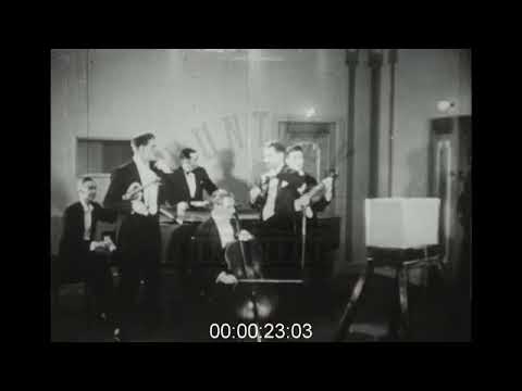 Early BBC Music Broadcast Preparation, 1930s - Film 1004110