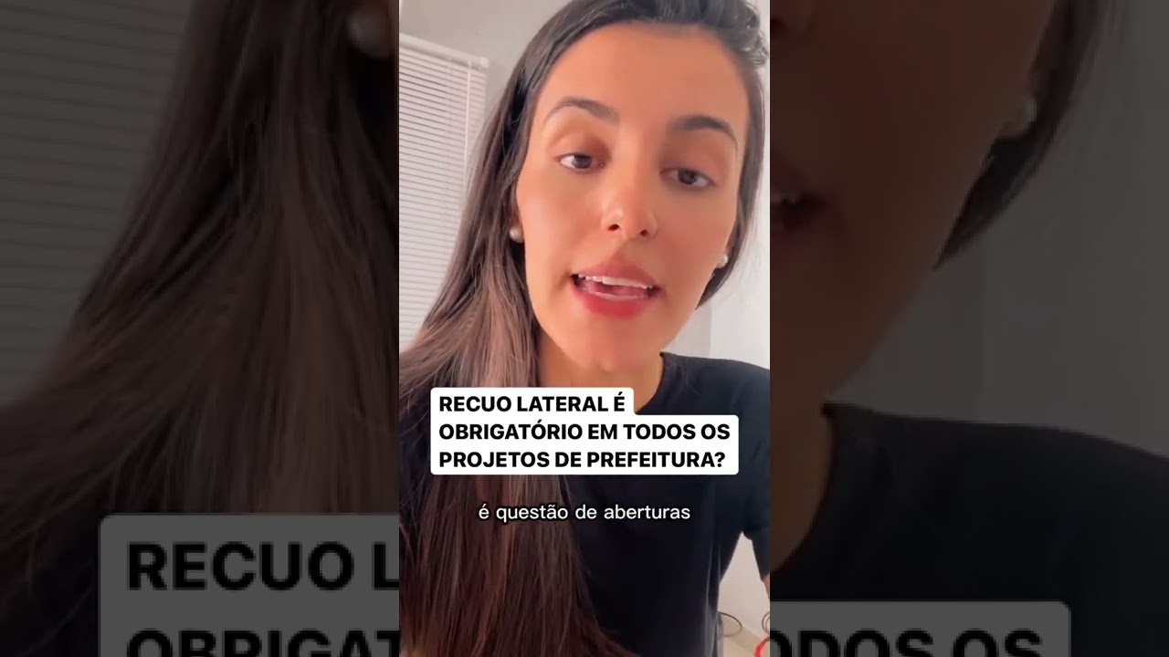 Recuo lateral é obrigatório no projeto de prefeitura? #regularizaçãodeimoveis #aprovaçaodeprojetos