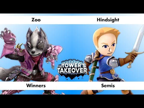 Winner's Semis: Zoo (Wolf) vs Hindsight (Mii Swordfighter) - The Tower's Takeover #6