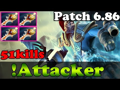 Dota 2 - The Best Kunkka In The World !Attacker 7500MMR 4 Divines - 51Kills vol 27 - EPIC GAME!