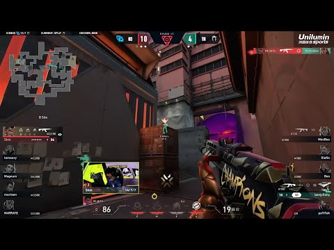 KC sh1n Insane 1v3 ACE vs Team Heretics | VCT EMEA Kickoff 2024