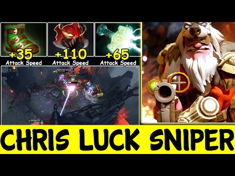 BC.Chris Luck Destroys 100% GAME | SNIPER vs BREWMASTER MID | Dota 2 Pro Players Clips