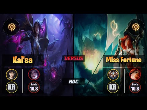 Zenit KAI'SA (ADC) [Press the Attack] VS MISS FORTUNE - Challenger KR Patch 10.8