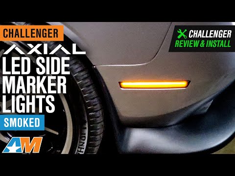 2015-2021 Challenger Axial LED Side Marker Lights; Smoked Review & Install
