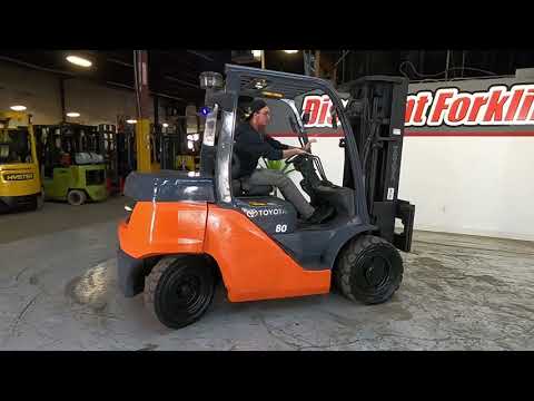 TOYOTA 8-Series 8FDU35U 8,000lb Diesel #1464 - Forklift for Sale
