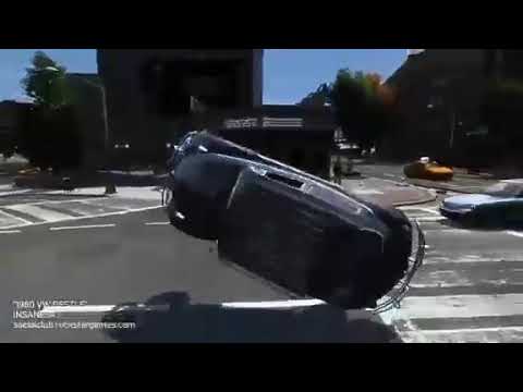 Gta Iv 1980 VW Beetle Crash Testing