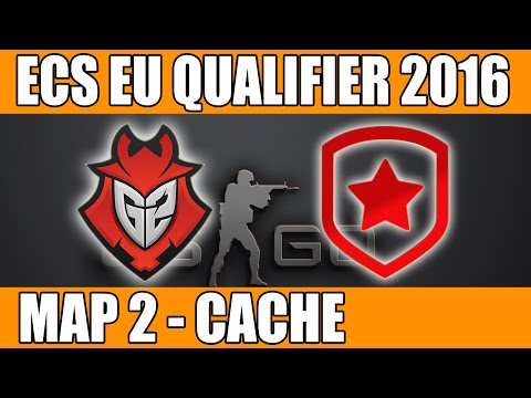 G2 eSports vs Gambit Gaming | Map 2 (Cache) ECS EU Qualifier 2016 | G2 vs GMB