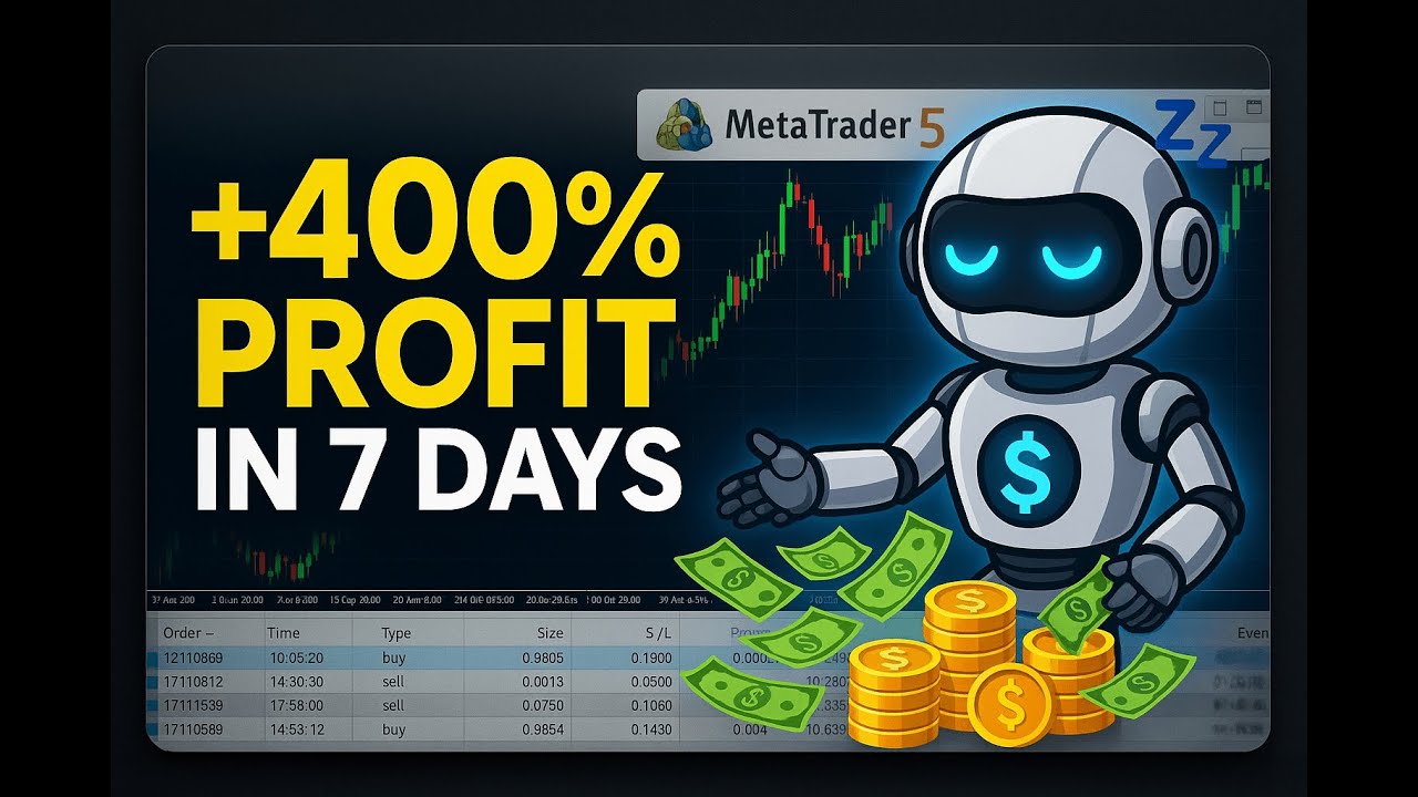 This MT5 Robot Turned $200 into $800 in 7 Days | Gold Scalper EA Live Test
