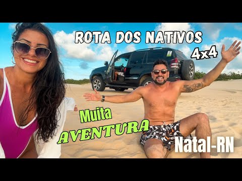 LOTS OF ADVENTURE on the 4x4 ROUTE OF THE NATIVES tour in NATAL-RN