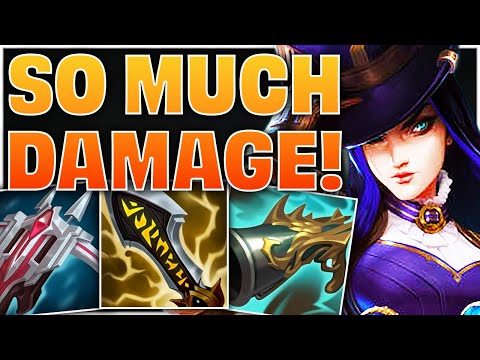 One Shot Caitlyn Bot Lane - Insane Damage Build | League of Legends