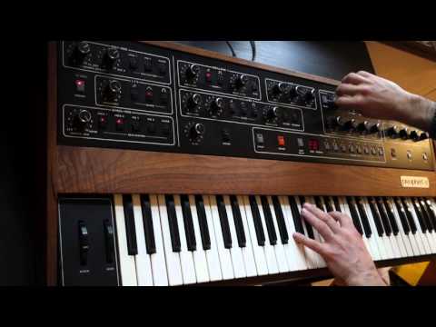 Sequential Circuits Prophet 5 Rev 2 Rare Vintage Analog Synthesizer Synth SCI P5 Demo