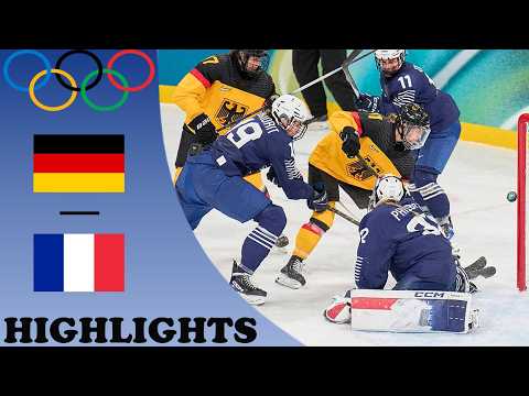 Germany vs France Highlights | Men's Ice Hockey | The Pre-Olympics 2026 Meeting