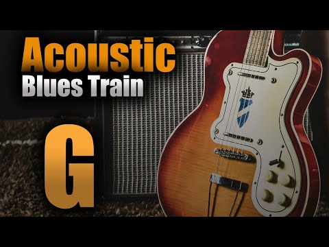 Blues Backing Track Jam - Ice B. - Chicago Blues - Acoustic Blues Train in G