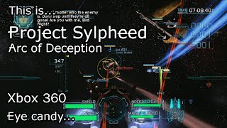 This is Sylpheed: Arc of Deception for the Xbox 360