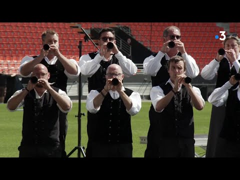 Festival Interceltique de Lorient 2023. La prestation du Bagad Sonerien Bro Dreger (Perros-Guirec)