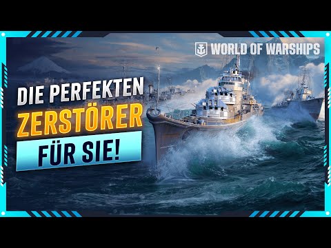 TIPPS für ANFÄNGER: Die BESTEN ZERSTÖRER zum ABSCHLIESSEN von KAMPFAUFTRÄGEN in WORLD OF WARSHIPS!