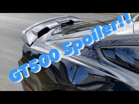 2020 GT500 Spoiler install for 2015-2020 Mustang GT