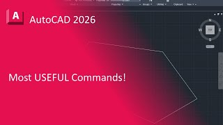 Most USEFUL Commands In AutoCAD 2026!