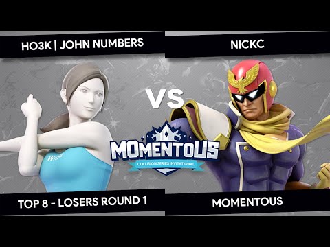 Momentous - Ho3k John Numbers (Wii Fit Trainer) Vs. NickC (C. Falcon) - Top 8 - Losers Round 1