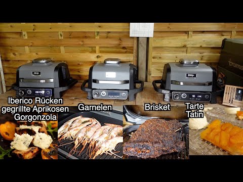 Ninja Woodfire Triple - Iberico Rücken - Brisket - Garnelen - Tarte Tatin