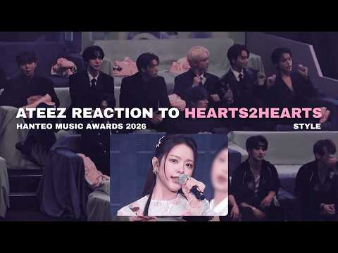 ATEEZ reaction to Hearts2Hearts STYLE 2026