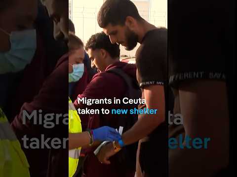 Hundreds of migrants in Ceuta taken to new shelter | DW News