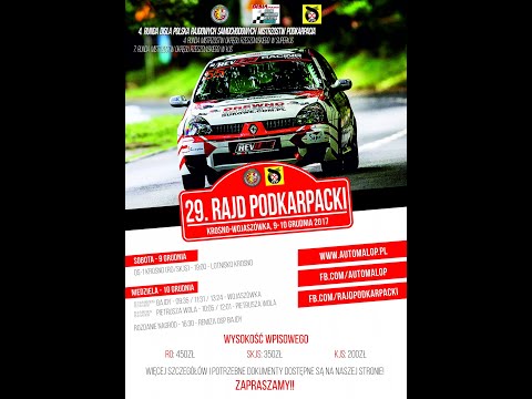 29 Rajd Podkarpacki 10.12.2017