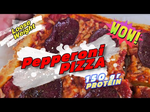 Lose weight with this Protein packed Pepperoni pizza  #fitness #pizzapie #cooking #easyrecipe