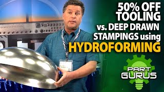 Deep Draw Metal Forming - tooling 50% less vs stamping| California Hyd