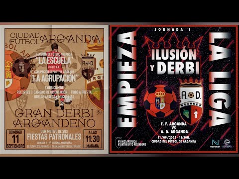 J1 E.F. ARGANDA 2-2 A.D. ARGANDA C.F. [GOLES]