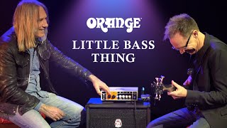 Video thumbnail for Morgan Nicholls (Muse/Gorillaz/The Streets) tries our smallest Bass Amp - The Little Bass Thing by Orange Amps