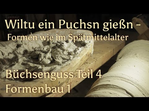 Bronzeguss - Spätmittelalterlicher Kanonenguss Teil 4 - Formenbau 1 #medievalgunfounder