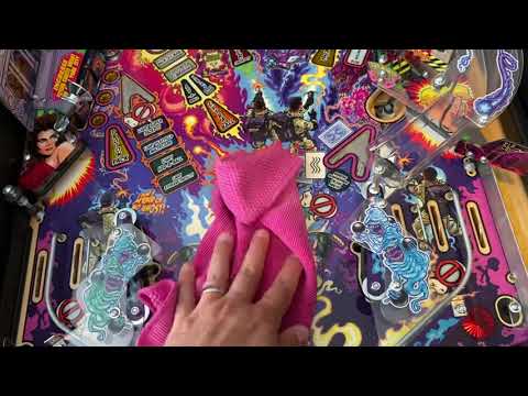 Cleaning a Pinball Playfield