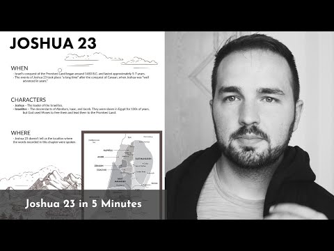 Joshua 23 Summary: 5 Minute Bible Study