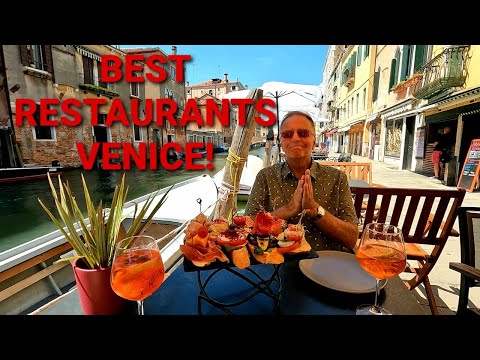 Where to Eat Venice, Italy!  Delicious Italian Food & Desserts! Venice Food Tour! Best Restaurants!