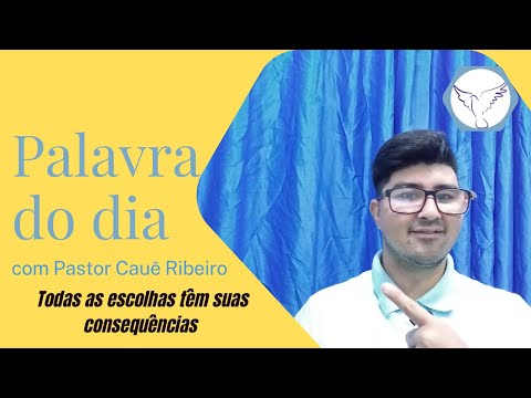 Palavra do dia Domingo 16/10/2022 Pastor Cauê Ribeiro
