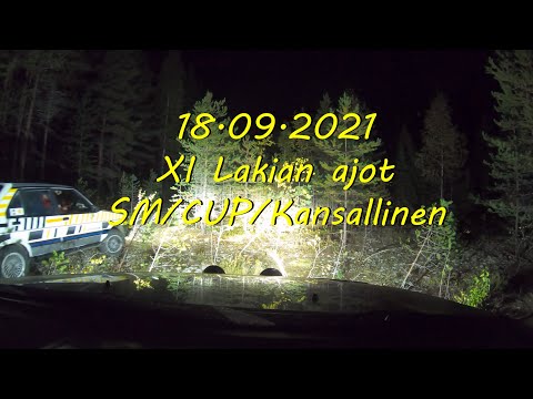 Autosuunnistus - SM/CUP XI Lakian ajot (LapUA) - 18.9.2021 - Kinnula/Lestijärvi