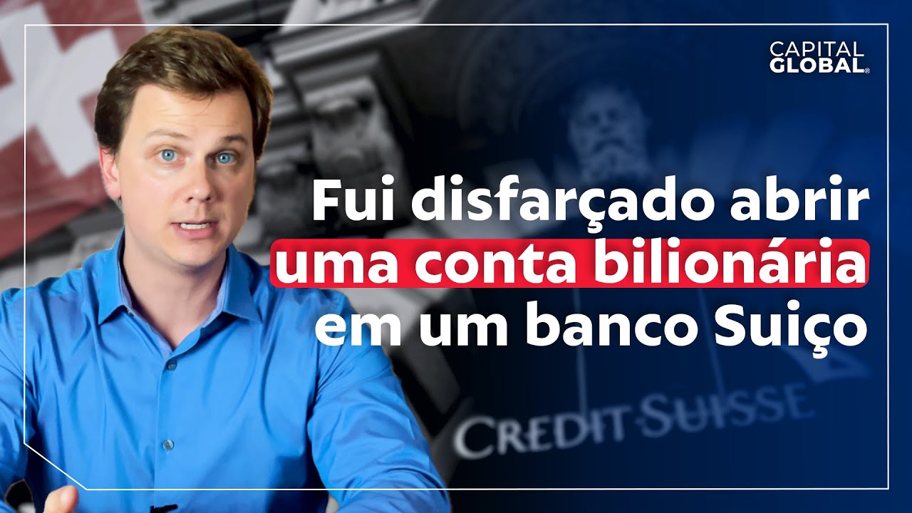 Fui abrir UMA CONTA NA SUÍÇA e olha no que deu!