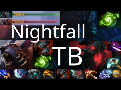 Nightfall Terrorblade vs Ursa, Shadow Fiend, Dark Seer - refresher, satanic, sunder, aegis - dota2