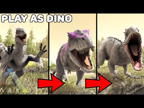 WE EVOLVE INTO THE TERRIFYING INDOMINUS REX | PLAY AS DINO | ARK SURVIVAL EVOLVED