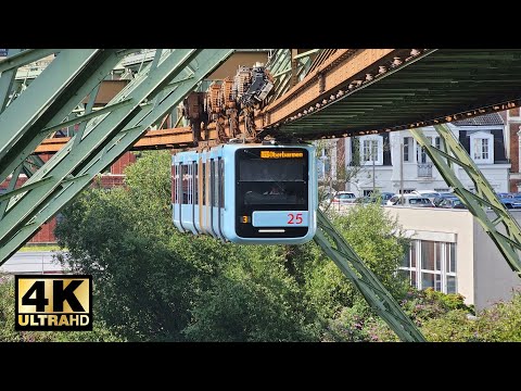 Wuppertal Schwebebahn Full Ride POV [4K]