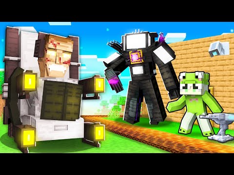Hiring UPGRADED TV MAN to Defend my Minecraft House! 🤯