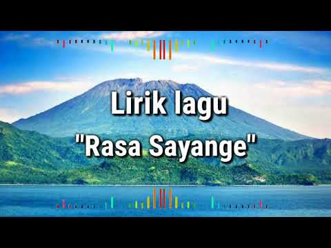 Lagu rasa sayae