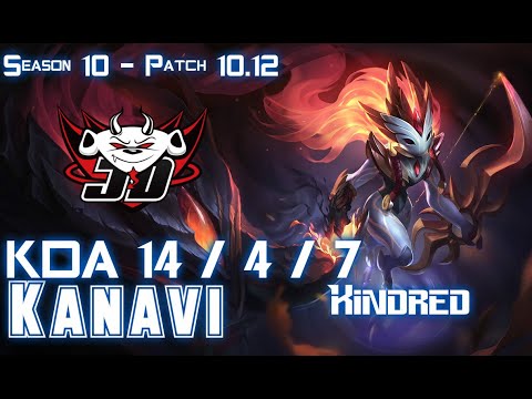 JDG Kanavi KINDRED vs NIDALEE Jungle - Patch 10.12 KR Ranked