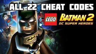 Lego Batman 2: DC Super Heroes - All 22 cheat codes (Showcase)