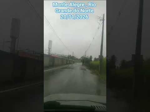 🇧🇷 MONTE ALEGRE, RIO GRANDE DO NORTE 20/01/2026 #automobile #chuvas #alerta #noticias #smartphone